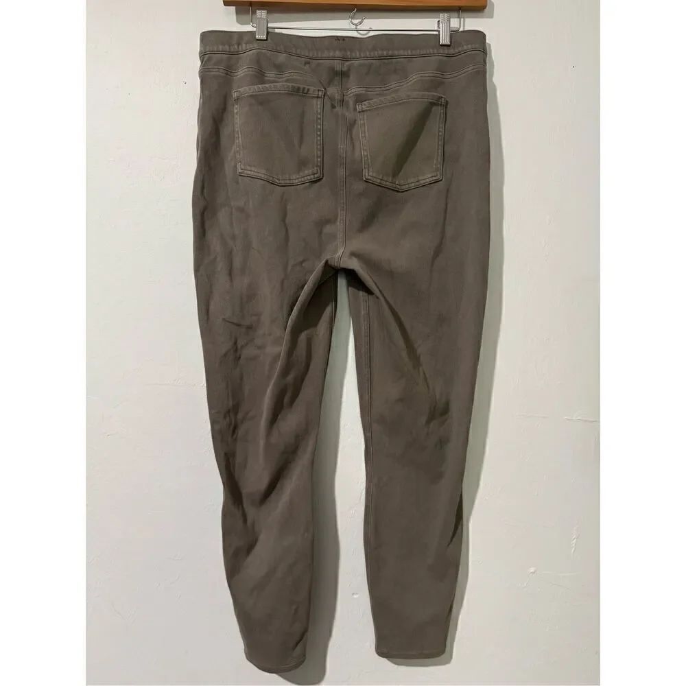 Spanx NWT 3X earthy taupe ankle Jean-ish leggings - Picture 5 of 6